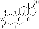 硫雄甾醇結構式_2363-58-8結構式