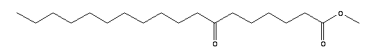 7-氧代十八烷酸甲酯結(jié)構(gòu)式_2380-22-5結(jié)構(gòu)式