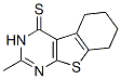 2-甲基-3,4,5,6,7,8-六氫苯并[4,5]噻吩并[2,3-d]嘧啶-4-硫酮結(jié)構(gòu)式_23922-04-5結(jié)構(gòu)式