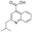 4-Quinolinecarboxylic acid, 2-(2-methylpropyl)-Structure,24260-31-9Structure 4-Quinolinecarboxylic acid, 2-(2-methylpropyl)- Structure,24260-31-9Structure