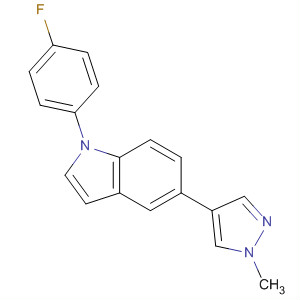 1-(4-Fluorophenyl)-5-(1-methylpyrazol-4-yl)-1h-indoleStructure,243467-79-0Structure 1-(4-Fluorophenyl)-5-(1-methylpyrazol-4-yl)-1h-indole Structure,243467-79-0Structure