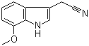 7-Methoxy-1h-indole-3-acetonitrileStructure,2436-18-2Structure 7-Methoxy-1h-indole-3-acetonitrile Structure,2436-18-2Structure