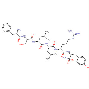 L-Phenylalanyl-L-seryl-L-leucyl-L-leucyl-L-arginyl-L-tyrosinamideStructure,245329-02-6Structure L-Phenylalanyl-L-seryl-L-leucyl-L-leucyl-L-arginyl-L-tyrosinamide Structure,245329-02-6Structure