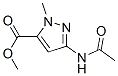 1H-pyrazole-5-carboxylicacid,3-(acetylamino)-1-methyl-,methylester(9ci)Structure,245467-35-0Structure 1H-pyrazole-5-carboxylicacid,3-(acetylamino)-1-methyl-,methylester(9ci) Structure,245467-35-0Structure