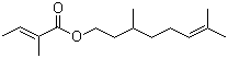 惕各酸香茅酯結(jié)構(gòu)式_24717-85-9結(jié)構(gòu)式