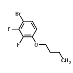 1-Bromo-4-butoxy-2,3-difluorobenzene Structure,247176-22-3Structure