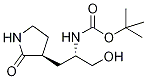 N-[(1s)-1-(羥基甲基)-2-[(3s)-2-氧代-3-吡咯烷]乙基]-氨基甲酸叔丁酯結(jié)構(gòu)式_249736-45-6結(jié)構(gòu)式