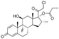 21-Chloro-9-fluoro-11beta,17-dihydroxy-16alpha-methylpregna-1,4-diene-3,20-dione 17-propionateStructure,25122-52-5Structure 21-Chloro-9-fluoro-11beta,17-dihydroxy-16alpha-methylpregna-1,4-diene-3,20-dione 17-propionate Structure,25122-52-5Structure