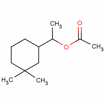 Alpha,3,3-trimethylcyclohexylmethyl acetateStructure,25225-10-9Structure Alpha,3,3-trimethylcyclohexylmethyl acetate Structure,25225-10-9Structure