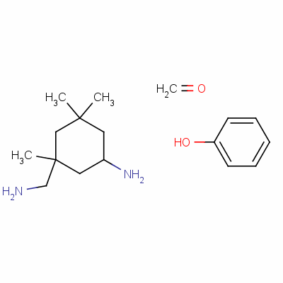 Formaldehyde, polymer with 5-amino-1,3,3-trimethylcyclohexanemethanamine and phenolStructure,25265-17-2Structure Formaldehyde, polymer with 5-amino-1,3,3-trimethylcyclohexanemethanamine and phenol Structure,25265-17-2Structure