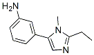 Benzenamine, 3-(2-ethyl-1-methyl-1h-imidazol-5-yl)-(9ci)Structure,252928-68-0Structure Benzenamine, 3-(2-ethyl-1-methyl-1h-imidazol-5-yl)-(9ci) Structure,252928-68-0Structure