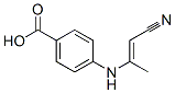 Benzoic acid, p-[(2-cyano-1-methylvinyl)amino]-(8ci) Structure,25354-52-3Structure