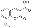 8-Methoxy-2-oxo-2h-chromene-3-carboxylicacidStructure,2555-20-6Structure 8-Methoxy-2-oxo-2h-chromene-3-carboxylicacid Structure,2555-20-6Structure