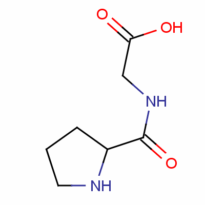 (吡咯烷-2-羰基)-氨基-乙酸結(jié)構(gòu)式_2578-57-6結(jié)構(gòu)式