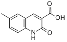 6-Methyl-2-oxo-1,2-dihydro-quinoline-3-carboxylicacidStructure,257862-32-1Structure 6-Methyl-2-oxo-1,2-dihydro-quinoline-3-carboxylicacid Structure,257862-32-1Structure