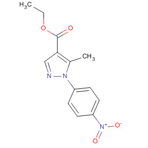 Ethyl 5-methyl-1-(4-nitrophenyl)-1h-pyrazole-4-carboxylateStructure,260973-82-8Structure Ethyl 5-methyl-1-(4-nitrophenyl)-1h-pyrazole-4-carboxylate Structure,260973-82-8Structure