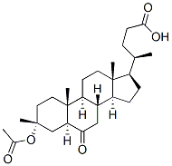 3-Alpha-羥基-6-氧代-5-alpha-24-膽烷酸甲酯3-乙酸鹽結(jié)構(gòu)式_2616-79-7結(jié)構(gòu)式