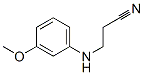 3-(3-甲氧基苯氨基)-丙腈結(jié)構(gòu)式_26424-07-7結(jié)構(gòu)式