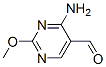 4-Amino-2-methoxy-5-pyrimidinecarboxaldehydeStructure,26664-09-5Structure 4-Amino-2-methoxy-5-pyrimidinecarboxaldehyde Structure,26664-09-5Structure