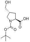 (2S,4r)-1-(tert-butoxycarbonyl)-4-(hydroxymethyl)pyrrolidine-2-carboxylic acid Structure,273221-97-9Structure