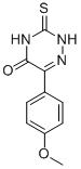 6-(4-甲氧基苯基)-3-硫氧代-3,4-二氫-1,2,4-噻嗪-5(2H)-酮結(jié)構(gòu)式_27623-06-9結(jié)構(gòu)式