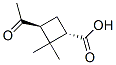 Cyclobutanecarboxylic acid, 3-acetyl-2,2-dimethyl-, (1s,3s)-(9ci) Structure,279240-50-5Structure