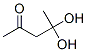 2-Pentanone,4,4-dihydroxy- (9ci)Structure,282548-01-0Structure 2-Pentanone,4,4-dihydroxy- (9ci) Structure,282548-01-0Structure