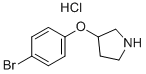 3-(4-Bromophenoxy)pyrrolidine hydrochlorideStructure,28491-03-4Structure 3-(4-Bromophenoxy)pyrrolidine hydrochloride Structure,28491-03-4Structure