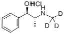 (1R,2r)-(-)-pseudoephedrine-d3 hcl (n-methyl-d3)Structure,285979-74-0Structure (1R,2r)-(-)-pseudoephedrine-d3 hcl (n-methyl-d3) Structure,285979-74-0Structure
