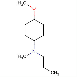 Cyclohexanamine, 4-methoxy-n-methyl-n-propyl-, trans-(9ci) Structure,285992-00-9Structure
