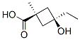 Cyclobutanecarboxylic acid, 3-ethyl-3-hydroxy-1-methyl-, cis-(9ci) Structure,286442-90-8Structure