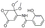 N-(2,2-二甲氧基-5-氧代-7-噁雙環(huán)[4.1.0]-3-庚烯-3-基)-2-羥基苯甲酰胺結(jié)構(gòu)式_287194-32-5結(jié)構(gòu)式