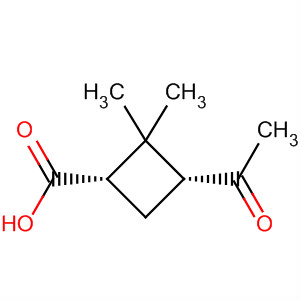 Cyclobutanecarboxylic acid, 3-acetyl-2,2-dimethyl-, (1s,3r)-(9ci) Structure,288848-24-8Structure
