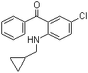 2-Cyclopropylmethylamino-5-chlorobenzophenoneStructure,2897-00-9Structure 2-Cyclopropylmethylamino-5-chlorobenzophenone Structure,2897-00-9Structure