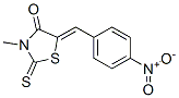 3-甲基-5-[1-(4-硝基苯基)-(z)-亞甲基]-2-硫氧代噻唑烷-4-酮結構式_28996-47-6結構式