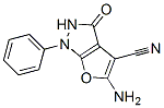 1H-furo[2,3-c]pyrazole-4-carbonitrile, 5-amino-2,3-dihydro-3-oxo-1-phenyl- Structure,291521-59-0Structure