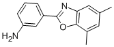 3-(5,7-Dimethyl-benzooxazol-2-yl)-phenylamineStructure,293737-69-6Structure 3-(5,7-Dimethyl-benzooxazol-2-yl)-phenylamine Structure,293737-69-6Structure
