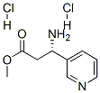 3-Pyridinepropanoic acid, β-amino-, methyl ester, dihydrochlorideStructure,298214-98-9Structure 3-Pyridinepropanoic acid, β-amino-, methyl ester, dihydrochloride Structure,298214-98-9Structure