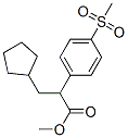 Methyl 3-cyclopentyl-2-(4-methylsulfonylphenyl)propionateStructure,300355-19-5Structure Methyl 3-cyclopentyl-2-(4-methylsulfonylphenyl)propionate Structure,300355-19-5Structure
