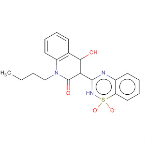 1-Butyl-3-(1,1-dioxido-2h-1,2,4-benzothiadiazin-3-yl)-4-hydroxy-2(1h)-quinolinoneStructure,303776-83-2Structure 1-Butyl-3-(1,1-dioxido-2h-1,2,4-benzothiadiazin-3-yl)-4-hydroxy-2(1h)-quinolinone Structure,303776-83-2Structure