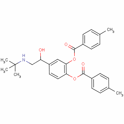 BitolterolStructure,30392-40-6Structure Bitolterol Structure,30392-40-6Structure