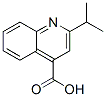 4-Quinolinecarboxylic acid, 2-(1-methylethyl)-Structure,306749-60-0Structure 4-Quinolinecarboxylic acid, 2-(1-methylethyl)- Structure,306749-60-0Structure