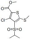 3-氯-4-(異丙基磺?；?-5-(甲基硫代)噻吩-2-羧酸甲酯結(jié)構(gòu)式_306935-21-7結(jié)構(gòu)式