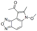 1-(6-甲氧基-7-甲基-6H-[1,2,5]噁二唑[3,4-e]吲哚-8-基)-1-乙酮結(jié)構(gòu)式_306935-64-8結(jié)構(gòu)式
