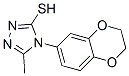 4-(2,3-Dihydro-1,4-benzodioxin-6-yl)-5-methyl-4H-1,2,4-triazole-3-thiolStructure,306936-85-6Structure 4-(2,3-Dihydro-1,4-benzodioxin-6-yl)-5-methyl-4H-1,2,4-triazole-3-thiol Structure,306936-85-6Structure