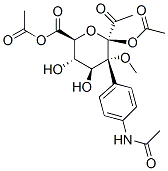 4-乙酰氨基苯基-三乙酰基-beta-D-葡萄糖苷酸甲酯結(jié)構(gòu)式_30824-21-6結(jié)構(gòu)式