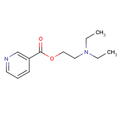 2-(Diethylamino)ethyl nicotinateStructure,3099-52-3Structure 2-(Diethylamino)ethyl nicotinate Structure,3099-52-3Structure