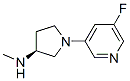 3-Pyrrolidinamine,1-(5-fluoro-3-pyridinyl)-n-methyl-,(3s)-(9ci)Structure,309960-06-3Structure 3-Pyrrolidinamine,1-(5-fluoro-3-pyridinyl)-n-methyl-,(3s)-(9ci) Structure,309960-06-3Structure