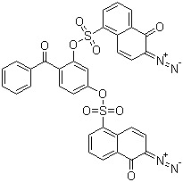 4-Benzoyl-1,3-phenylene bis(6-diazo-5,6-dihydro-5-oxonaphthalene-1-sulphonate)Structure,31001-73-7Structure 4-Benzoyl-1,3-phenylene bis(6-diazo-5,6-dihydro-5-oxonaphthalene-1-sulphonate) Structure,31001-73-7Structure