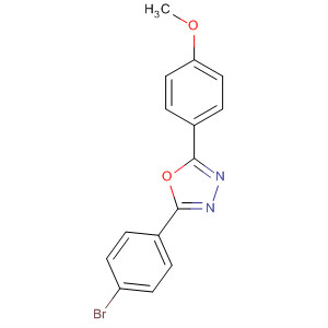 2-(4-Bromophenyl )-5-(4-methoxyphenyl )-1,3,4-oxadiazoleStructure,313662-94-1Structure 2-(4-Bromophenyl )-5-(4-methoxyphenyl )-1,3,4-oxadiazole Structure,313662-94-1Structure
